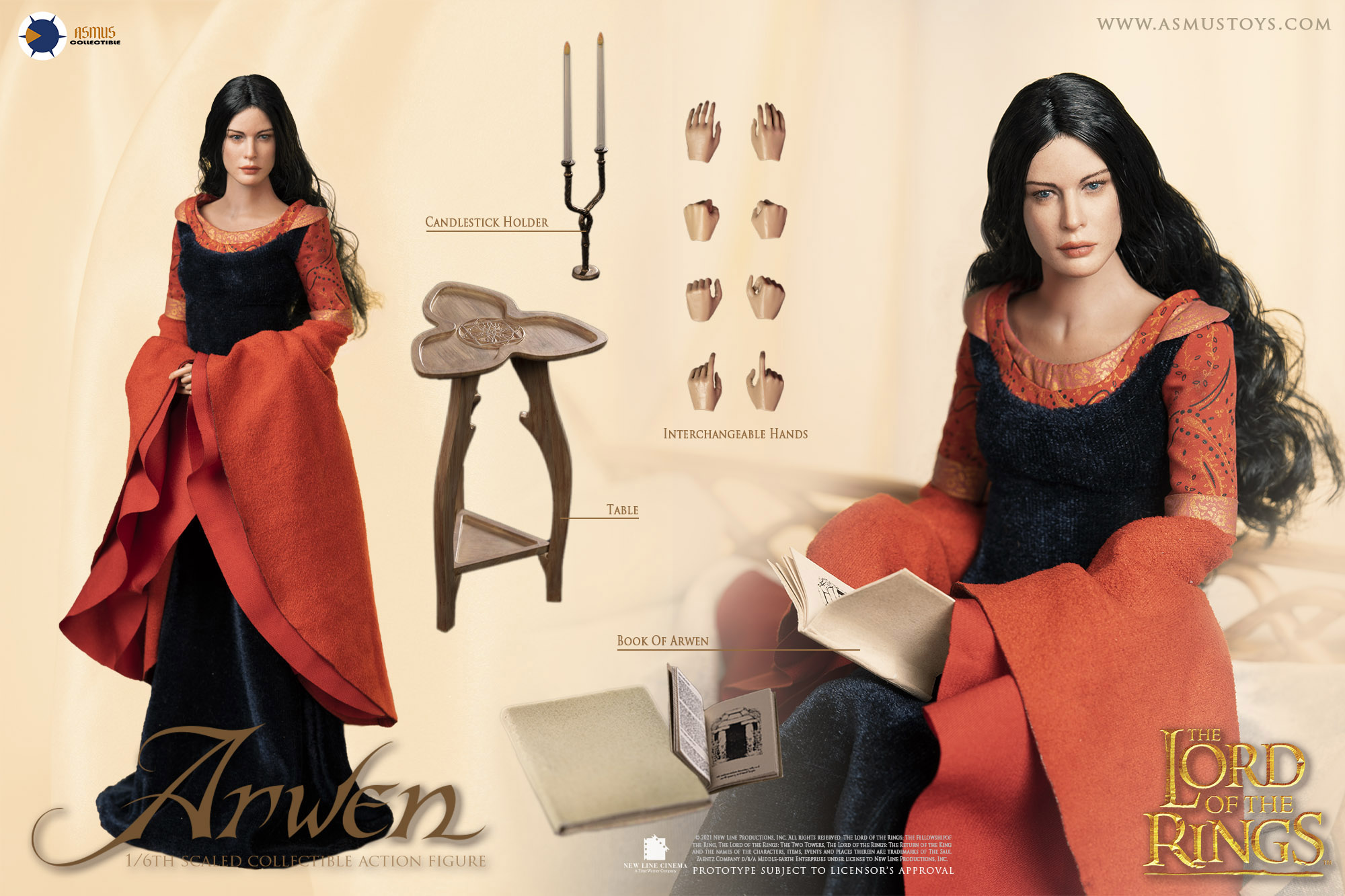 [สั่งจอง] Asmus Toys LOTR028 1/6 : ARWEN