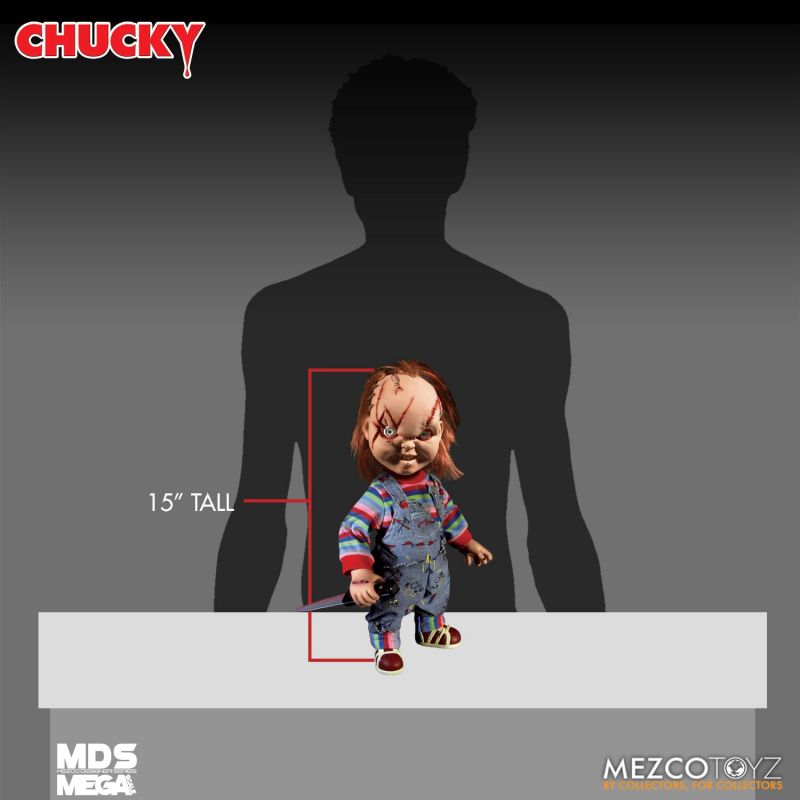 [สั่งจอง]Mezco toyz MDS MEGA SCALE 15" : Bride of Chucky: Talking Scarred Chucky [Re]