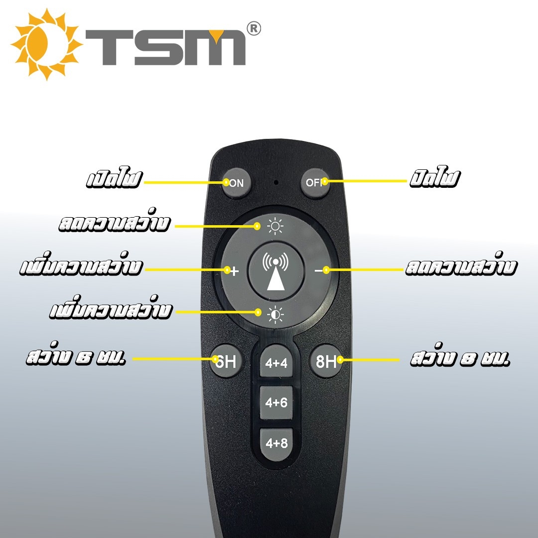 สปอร์ตไลท์ ฟลัดไลท์ โซล่าเซลล์ โคมฟลัดไลท์ 300W 400W 500W 700W แผงโมโนคริสตัลไลน์ สว่างนานถึงเช้า