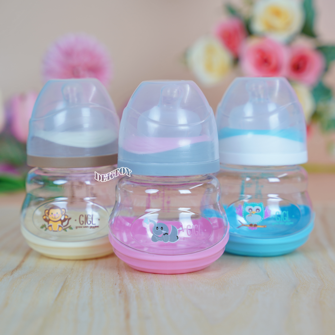 Attoon ขวดนมแอทตูนคอกว้าง5ออนซ์ Tritan แพ็ค3ขวด