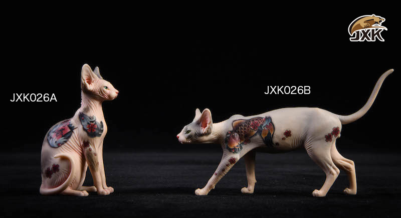 [สั่งจอง]JxK.Studio Jxk026A/b 1/6 Scale Sphynx cat tattoo