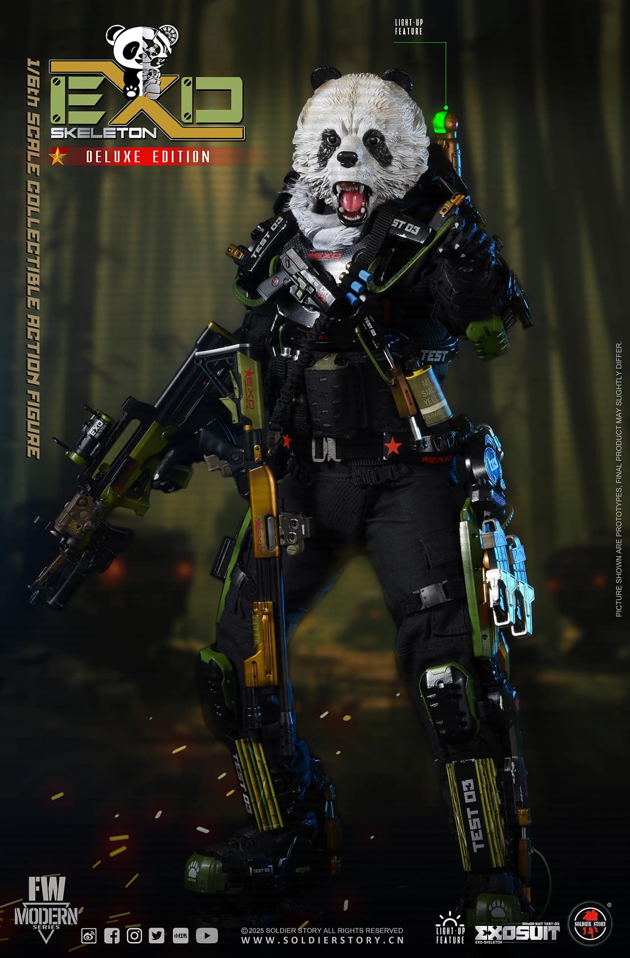 [สั่งจอง]SOLDIER STORY 1/6 : EXO-Skeleton Armor Suit Test -03 “Panda Division”