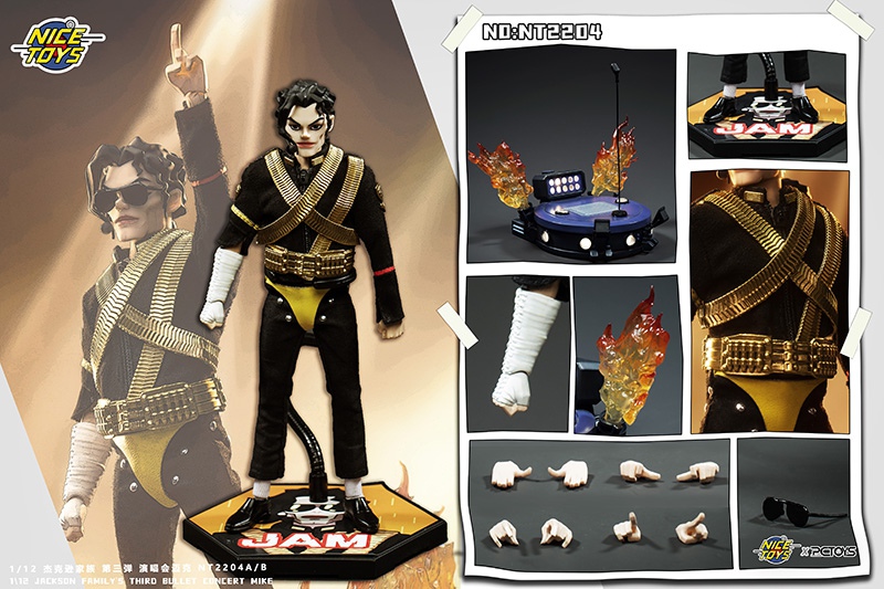 [พร้อมส่ง] NICETOYS 1/12 : Mike พิเศษเซตรวม NT2204A & B : Concert Mike