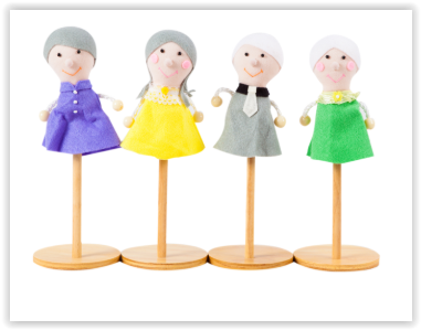 แม่เหล็กหุ่นนิ้ว ปู่ ย่า ตา ยาย ราคายังไม่รวมที่ตั้งหุ่น ของเล่นเสริมพัฒนาการ ,ของเล่นเสริมทักษะ,ของเล่นเด็ก, สื่อการสอนอนุบาล