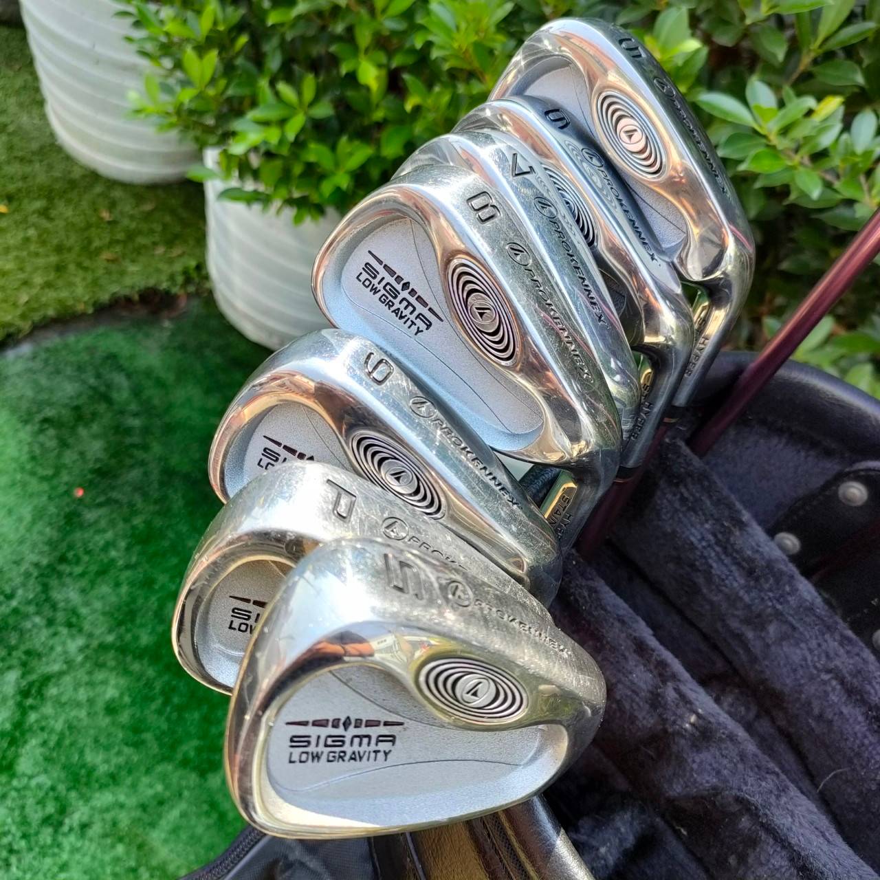 ไม้กอล์ฟครบชุดสำหรับผู้หญิง PROKENNEX SIGMA ได้หัวไม้ถึง 4 หัว มีออฟเซ็ท ตีง่าย Drive ไกล น้ำหนักเบามาก