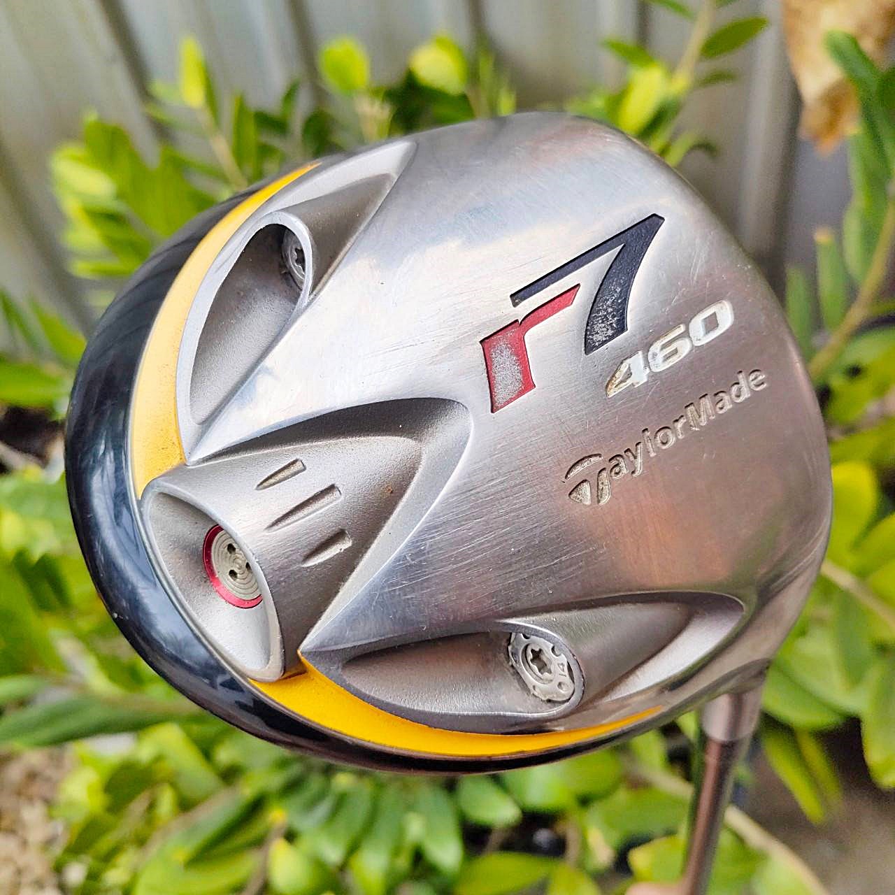 DRIVER TAYLORMADE r7 460 องศา 9.5 ก้าน RE*AX FLEX SR หัวใหญ่ 460 CC หน้ากว้างทำให้ตีโดนง่าย เด้งตีไกล ไม้กอล์ฟพรีเมี่ยมมือสอง ของแท้ By NakaraLuxurious