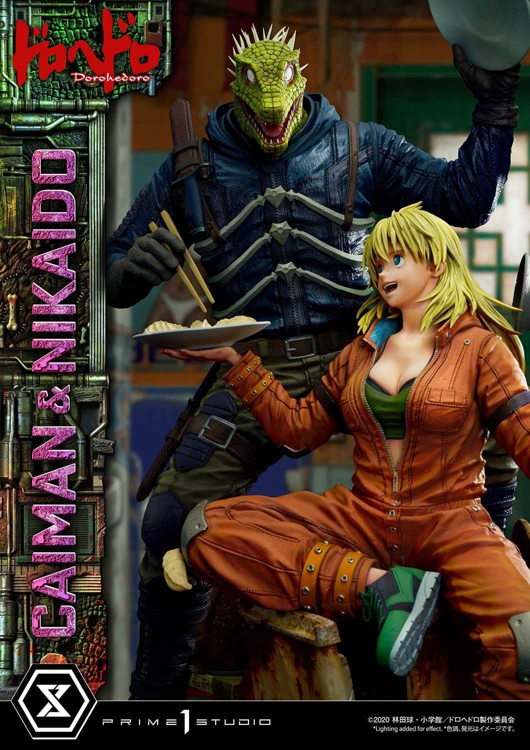 [สั่งจอง]Prime 1 Studio 1/4 : Caiman & Nikaido (Dorohedoro)