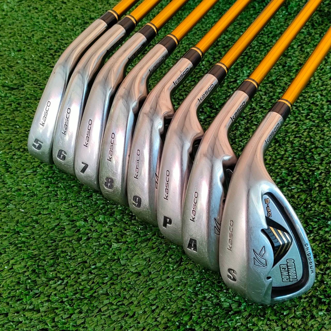 ชุดเหล็ก KASCO POWER TORNADO DF-III มีเหล็ก 5-9 PW AW SW ได้ทั้งหมด 8 ชิ้น