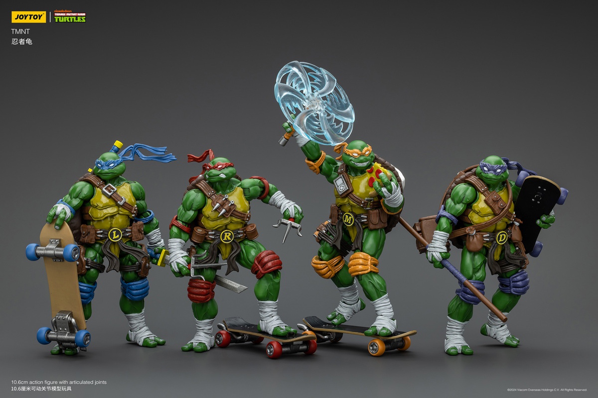 [พร้อมส่ง] Joytoy 1/18 : TMNT ครบ SET ตัว