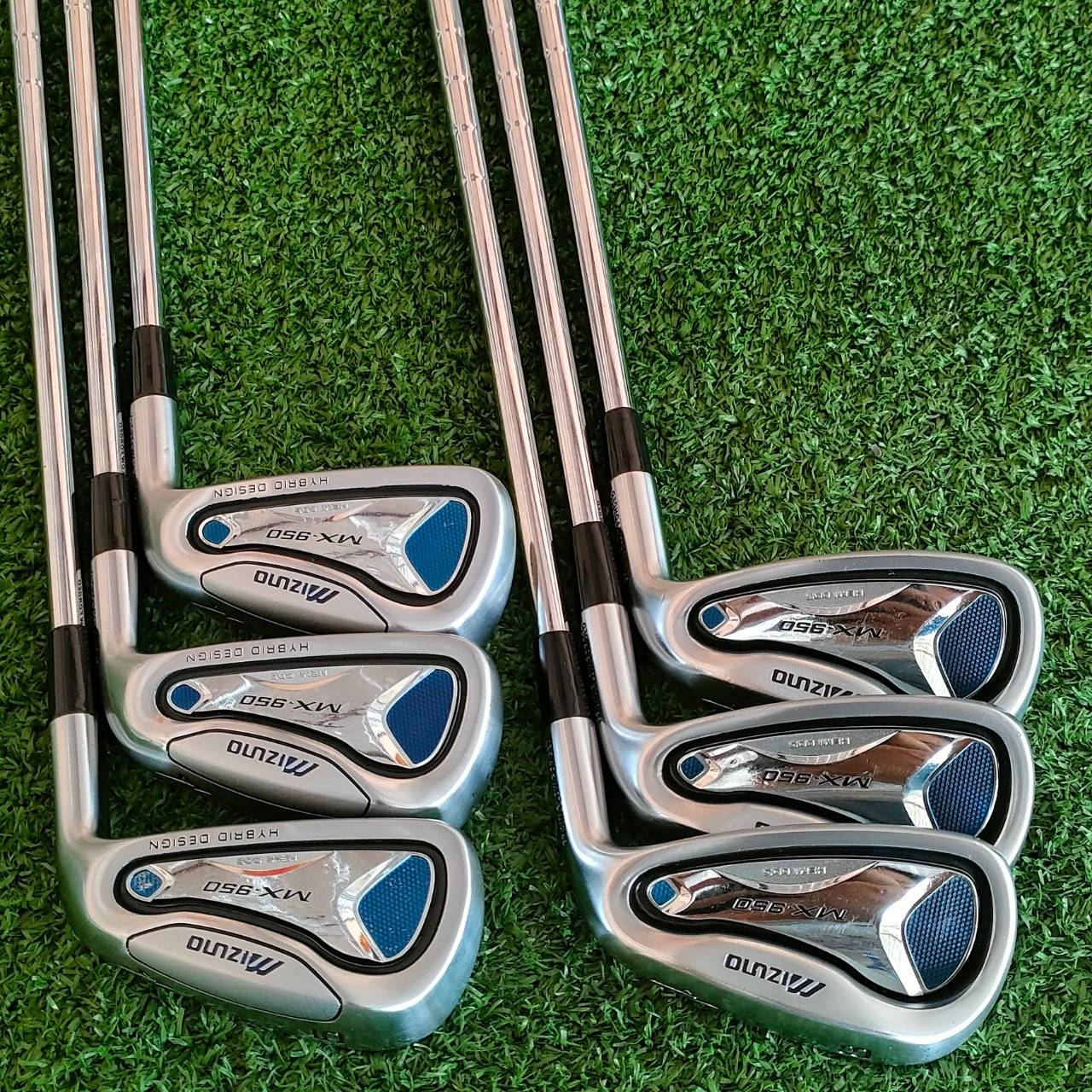 ชุดเหล็ก MIZUNO MX-950 มีเหล็ก 5-9 เเละ PW ก้าน N.S.PRO850 GH FLEX R วัสดุ GRAIN FLOW FORGED เน้นๆ สุดยอด FORGED ที่พรีเมี่ยมที่สุด!! ไม้กอล์ฟมือสอง ของแท้ BY NakaraLuxurious