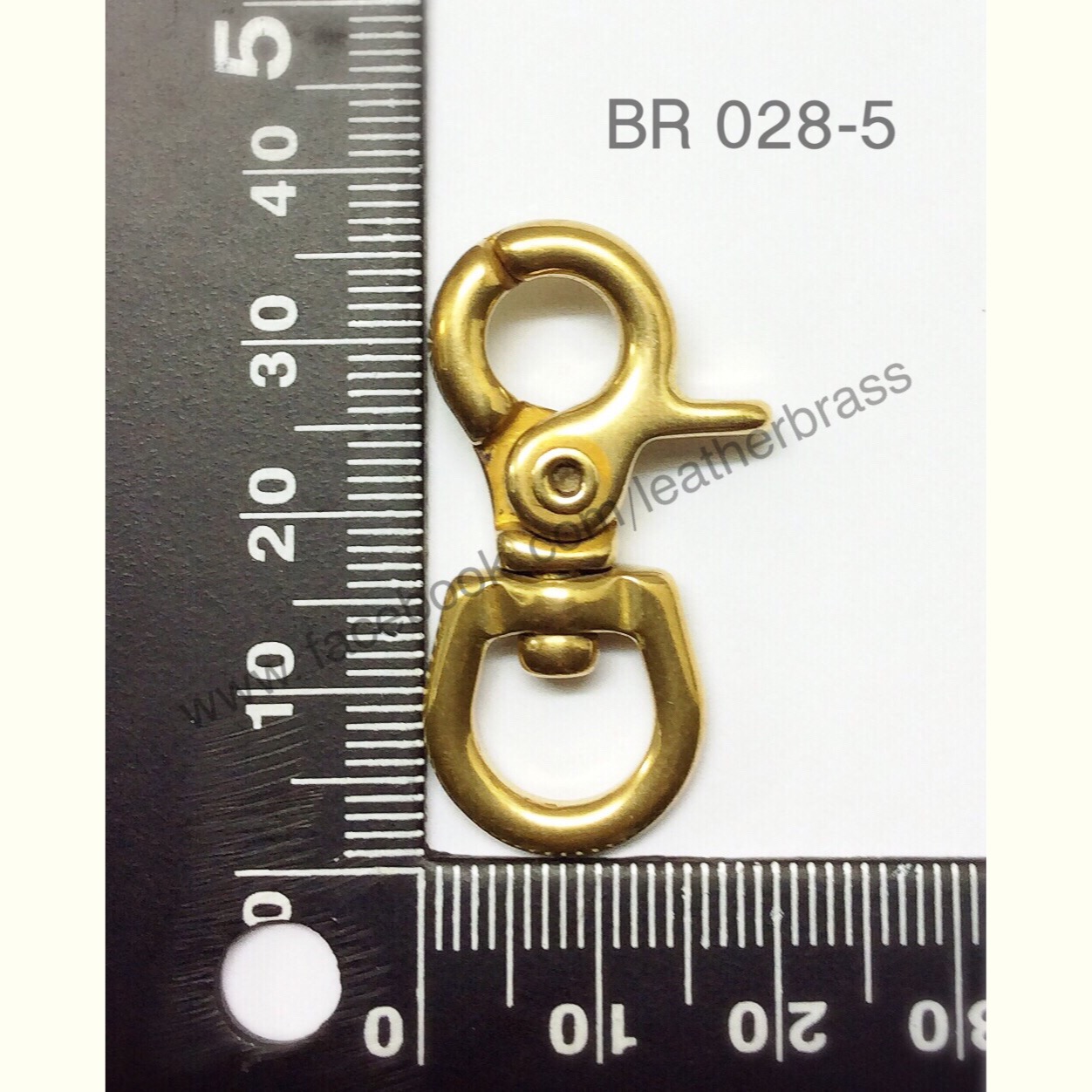 BR028 ตะขอจิ๋ว ตะขอเกี่ยวโซ่ทองเหลือง อะไหล่ทองเหลืองแท้ อุปกรณ์งานหนัง leatherbrass **ราคาต่อชิ้น**