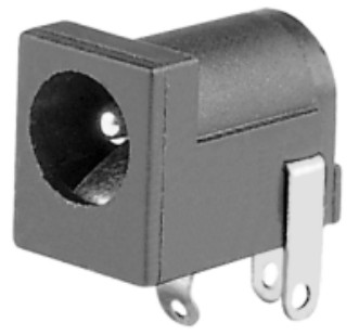 แจ็คตัวเมีย 5.5x2.1 mm แบบติด PCB ใช้คู่กับ DC jack