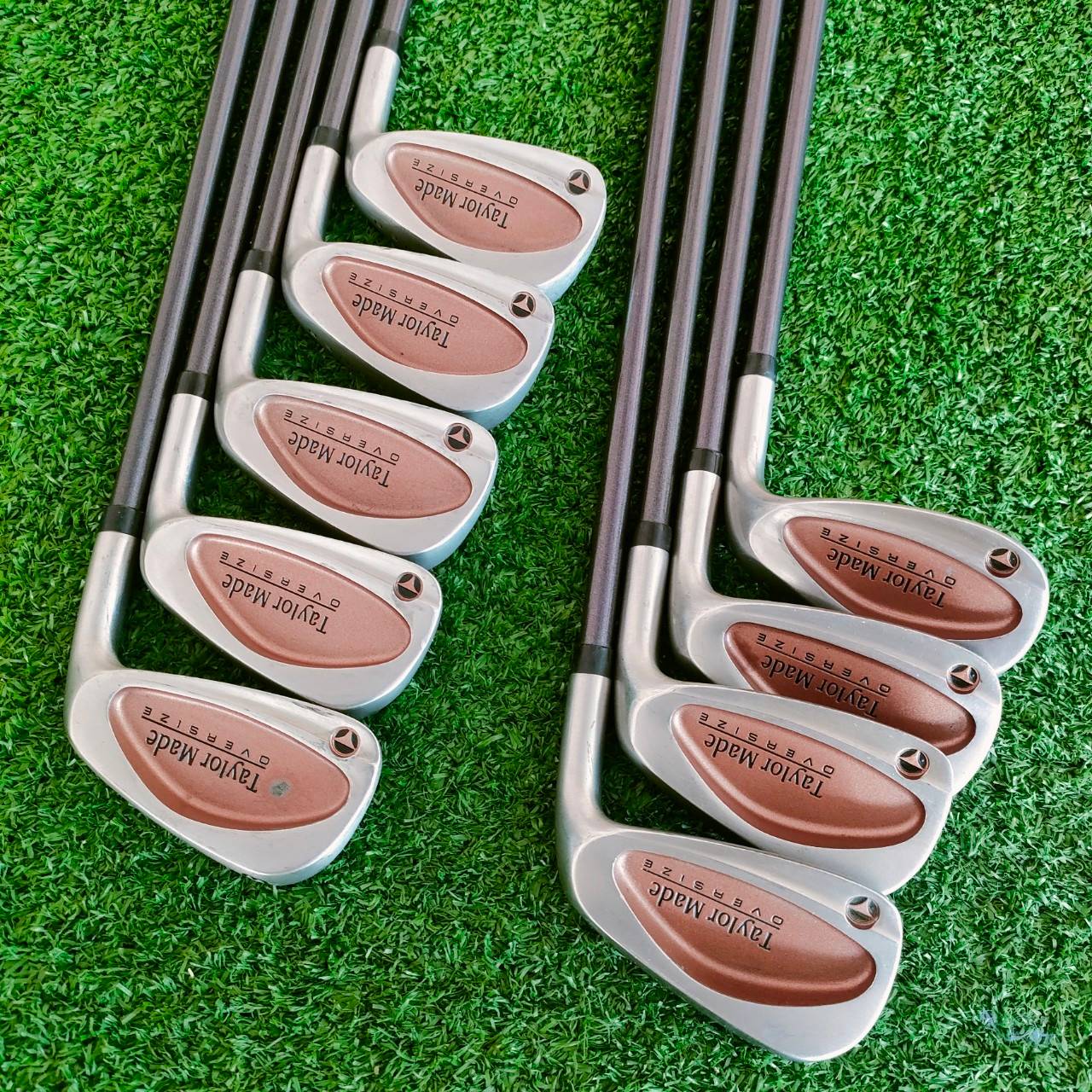 ชุดเหล็ก TAYLORMADE BURNER OVERSIZE มีเหล็ก 3-9 เเละ PW LW ก้าน TAYLORMADE PLUS FLEX R ก้านอ้วนแบบ "บับเบิ้ล" เอกสิทธิ์หนึ่งเดียว ของแบรนด์ Taylormade!! ไม้กอล์ฟมือสอง ของแท้ BY NakaraLuxurious
