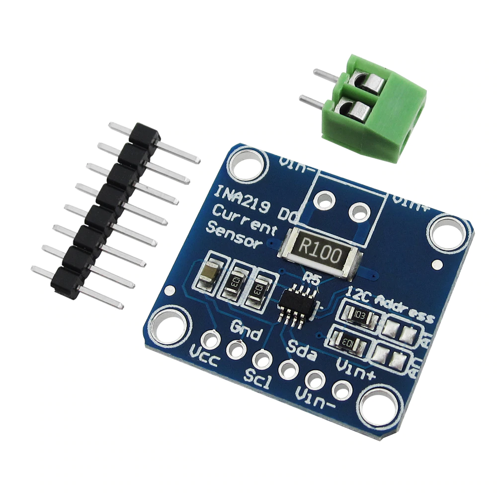 โมดูลวัดแรงดันและกระแส I2C INA219 High Side DC Current Sensor Breakout 26V ±3.2A Max