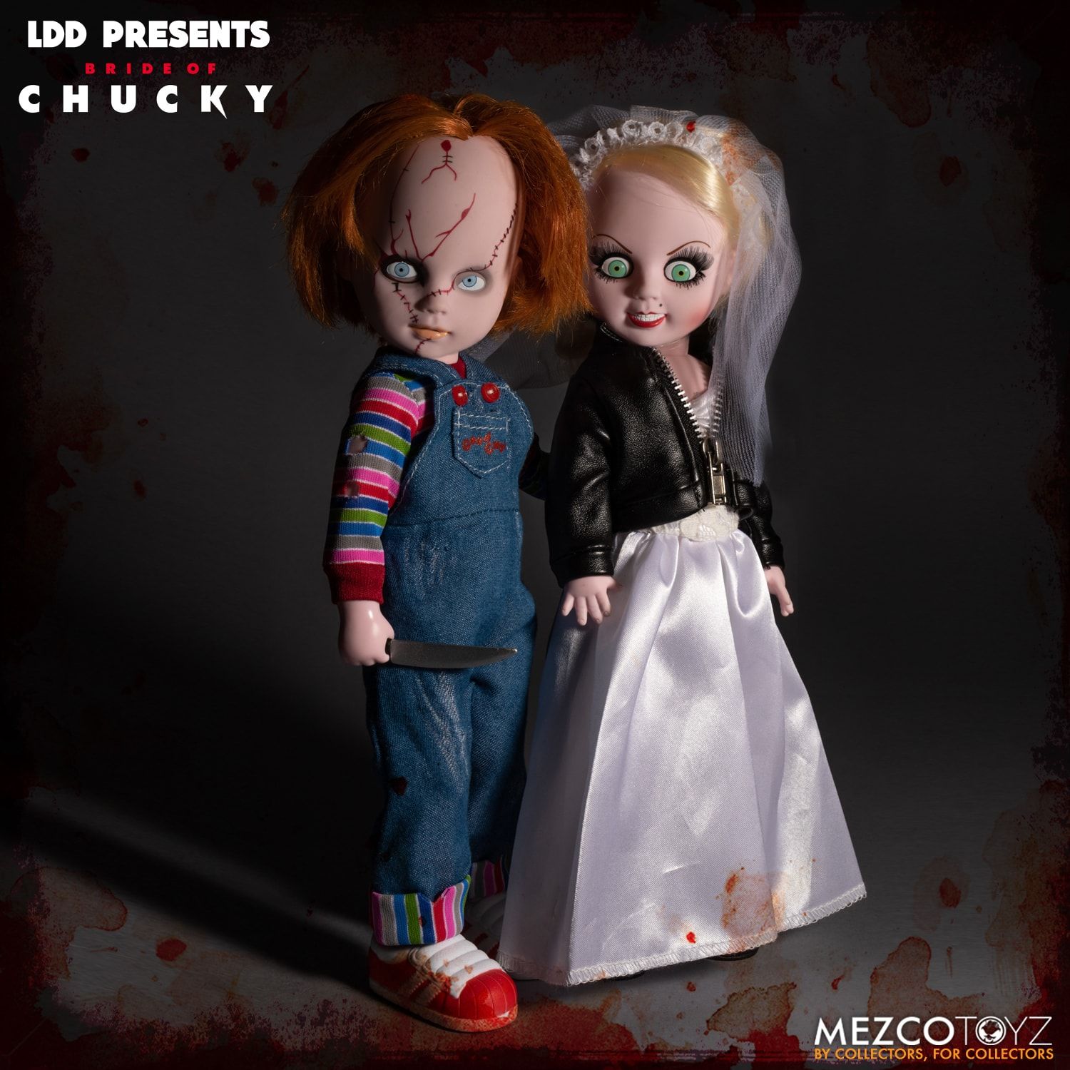 [พร้อมส่ง] Mezco toyz : LDD PRESENTS - Chucky and Tiffany Boxed Set [Reissue]