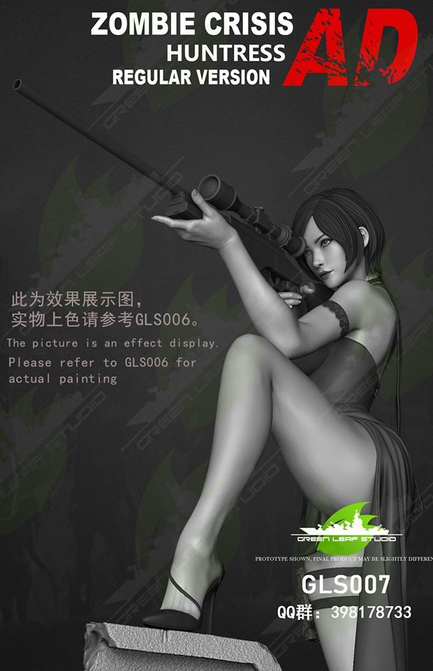 [สั่งจอง]Green Leaf Studio GLS007 1/4 Zombie crisis - Huntress “AD” statue