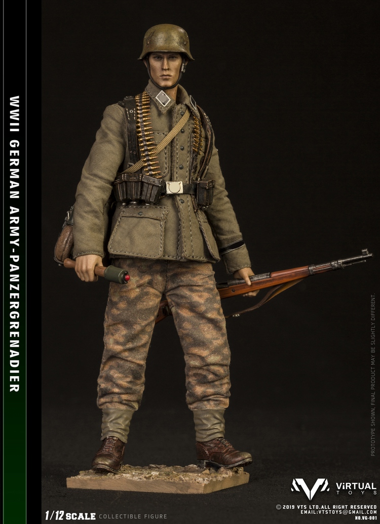 [สั่งจอง]VTS TOYS VG001 1/12 POCKET ELITE SERIES WWII German Army - Panzergrgrenadier