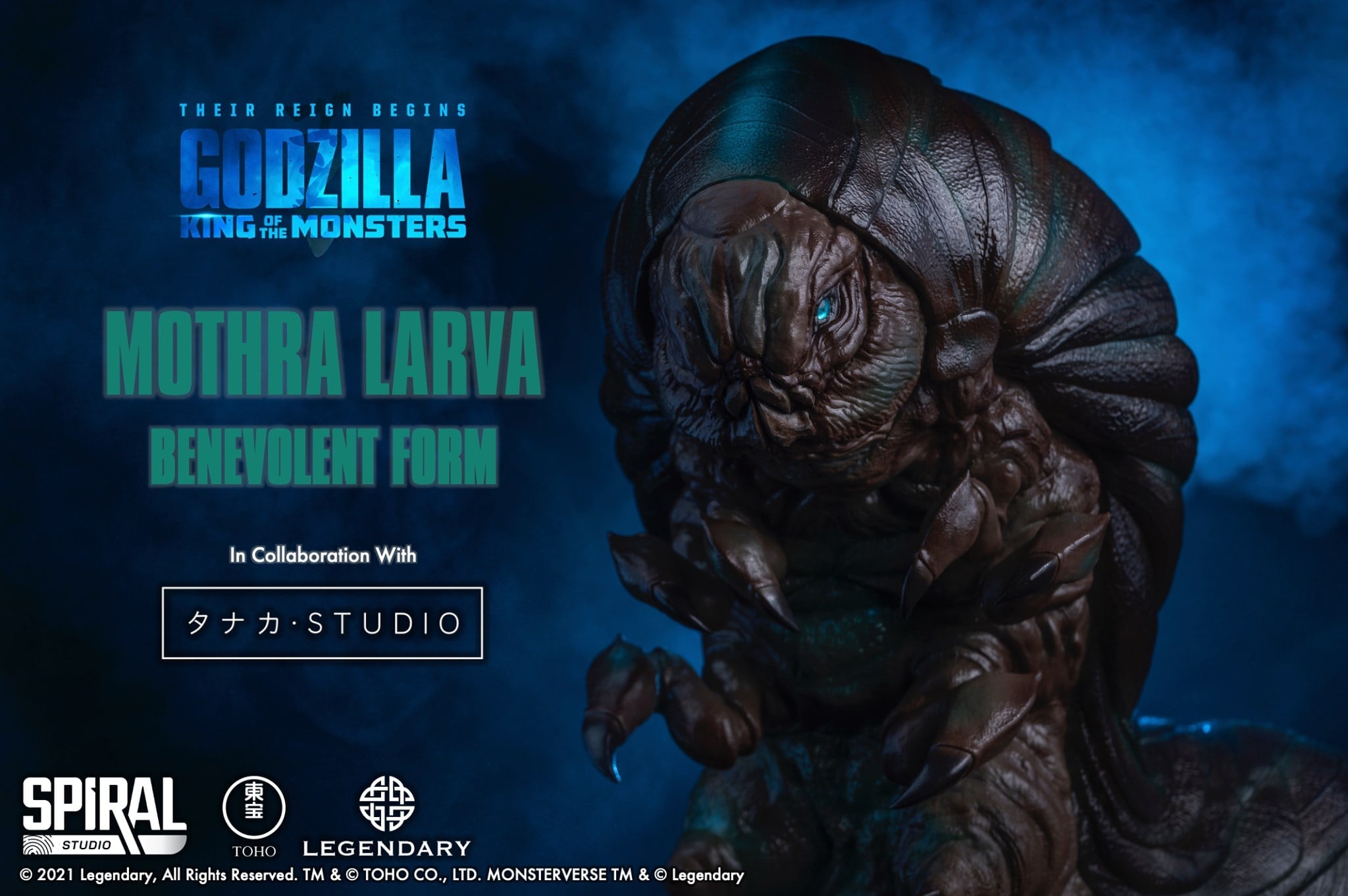 [สั่งจอง]Spiral 1 Studio TOTM-ML001 : Mothra Larva (Benevolent Form)