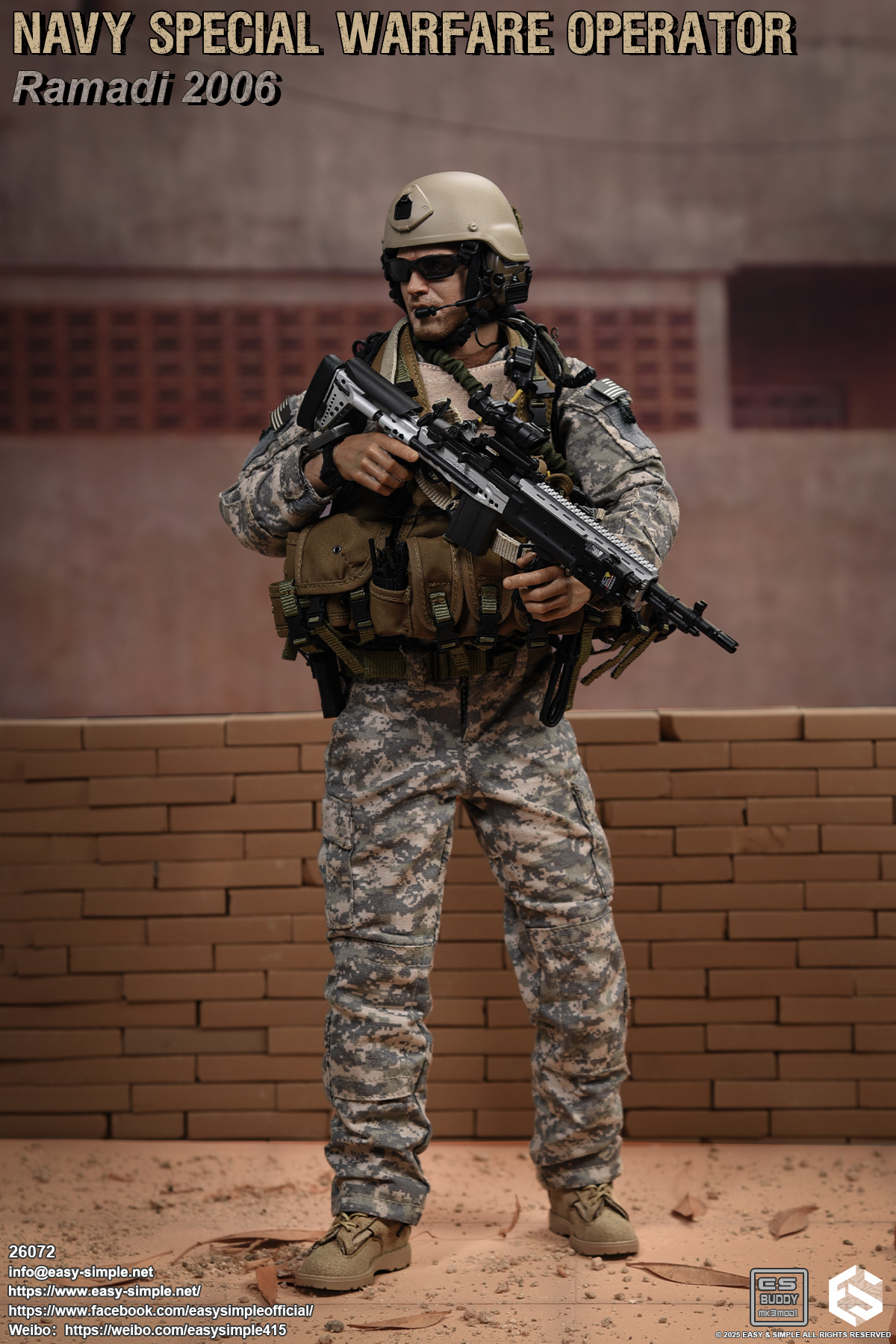 [สั่งจอง]Easy&Simple 26072 1/6 : NAVY SPECIAL WARFARE OPERATOR Ramadi 2006