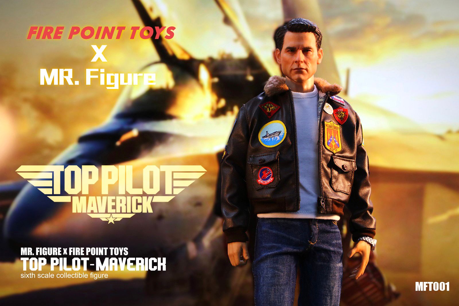 [สั่งจอง] FIRE POINT TOYS X MR.FIGURE MFT001 1/6 : Top Pilot