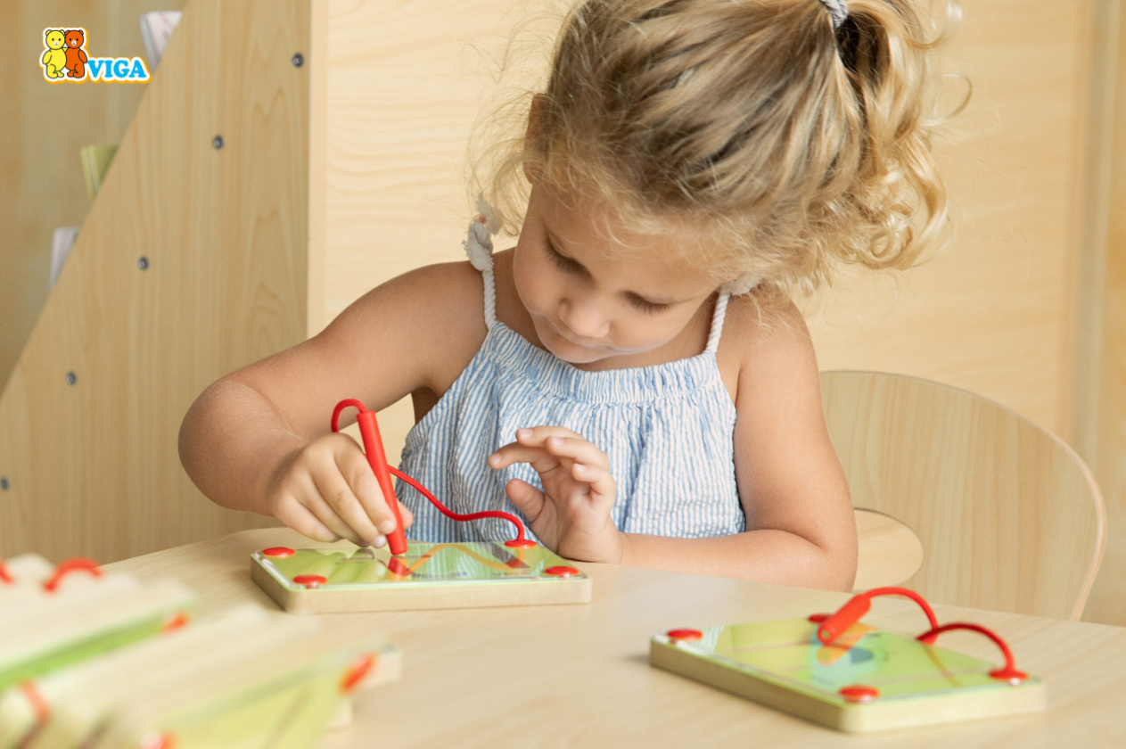 ชุดแท่นไม้แม่เหล็ก ฝึกการเขียนอักษรภาษาอังกฤษ ตัวพิมพ์เล็ก เซต 26 ชิ้น ของเล่นเสริมพัฒนาการ,ของเล่นเสริมทักษะ, สื่อการสอน, พร้อมส่ง