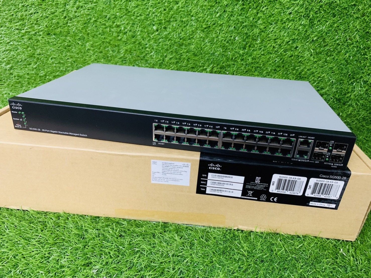 เน็ตเวิร์ก สวิตซ์ CISCO SG500-28-K9-G5 Network Switch