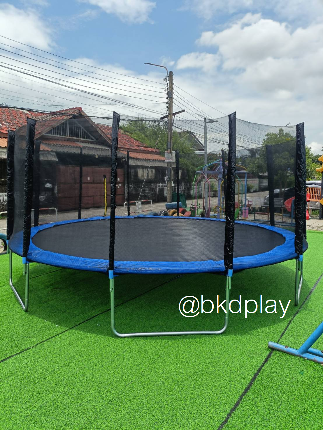 แทรมโพลีน กระโดด กระโดด เส้นผ่าศูนย์กลาง 4.88 ความสูง 2.5เมตร (16ฟุต)
