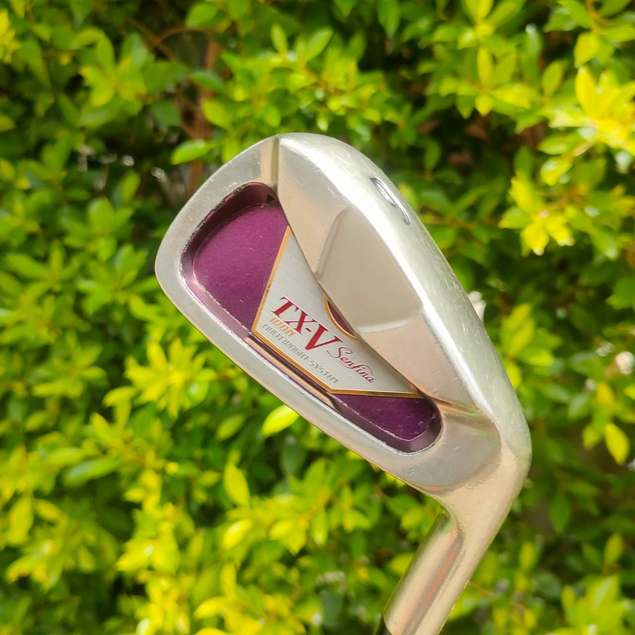 ** ไม้กอล์ฟสำหรับผู้หญิง ** ชุดเหล็ก S-YARD TX-VSENFINA มีเหล็ก 5-9 เเละ PW AW SW ก้าน S-YARD TX-V FLEX L ** เหล็ก 5 ชุดนี้ สติ๊กเกอร์หลุดค่ะ ** เหล็ก S-YARD คุณภาพสูงและหายาก ไม้กอล์ฟมือสอง ของแท้ BY NakaraLuxurious