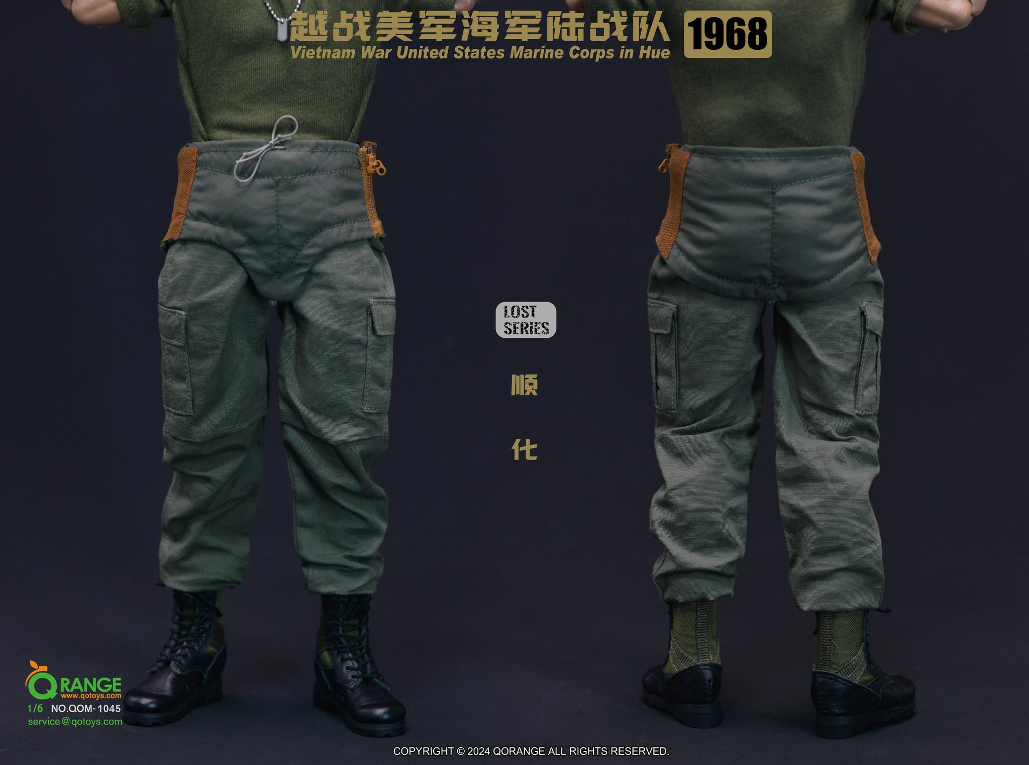 [สั่งจอง]ORANGE QOTOYS QOM-1045 1/6 : 1968 Vietnam War United States Marine Corps in Hue 1968