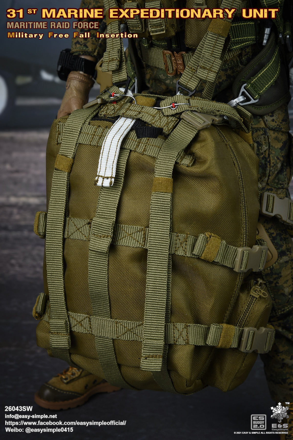[สั่งจอง]Easy&Simple 26043S : 31ST MEU MRF Military Free Fall Insertion