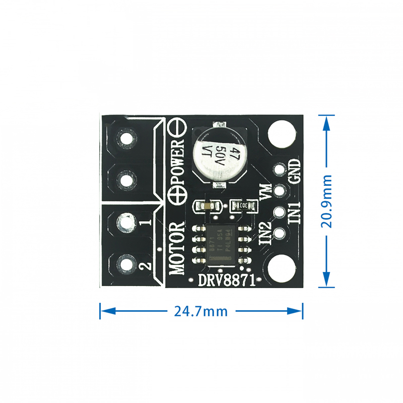 บอร์ดขับมอเตอร์ DRV8871 3.6A Motor driver DC H-bridge PWM driver module