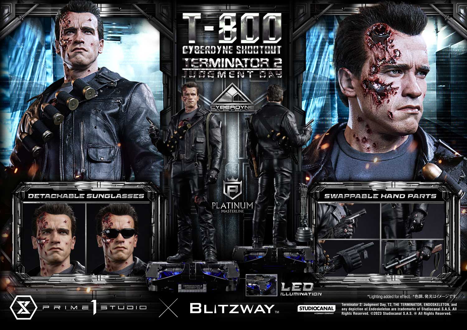 [สั่งจอง] Prime 1 Studio : T-800 (Terminator 2: Judgement Day)