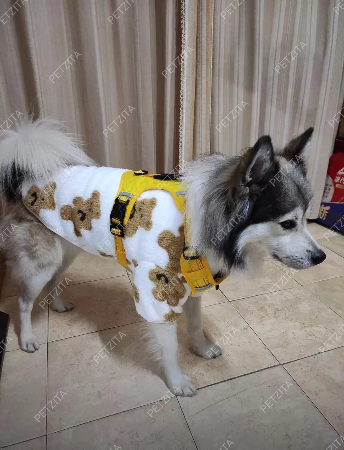 🇹🇭พร้อมส่ง🇹🇭 🐶🐕 เสื้อผ้าสำลีขนปุยนุ่มนิ่ม สำหรับ สุนัขพันธุ์กลาง ถึง หมาใหญ่