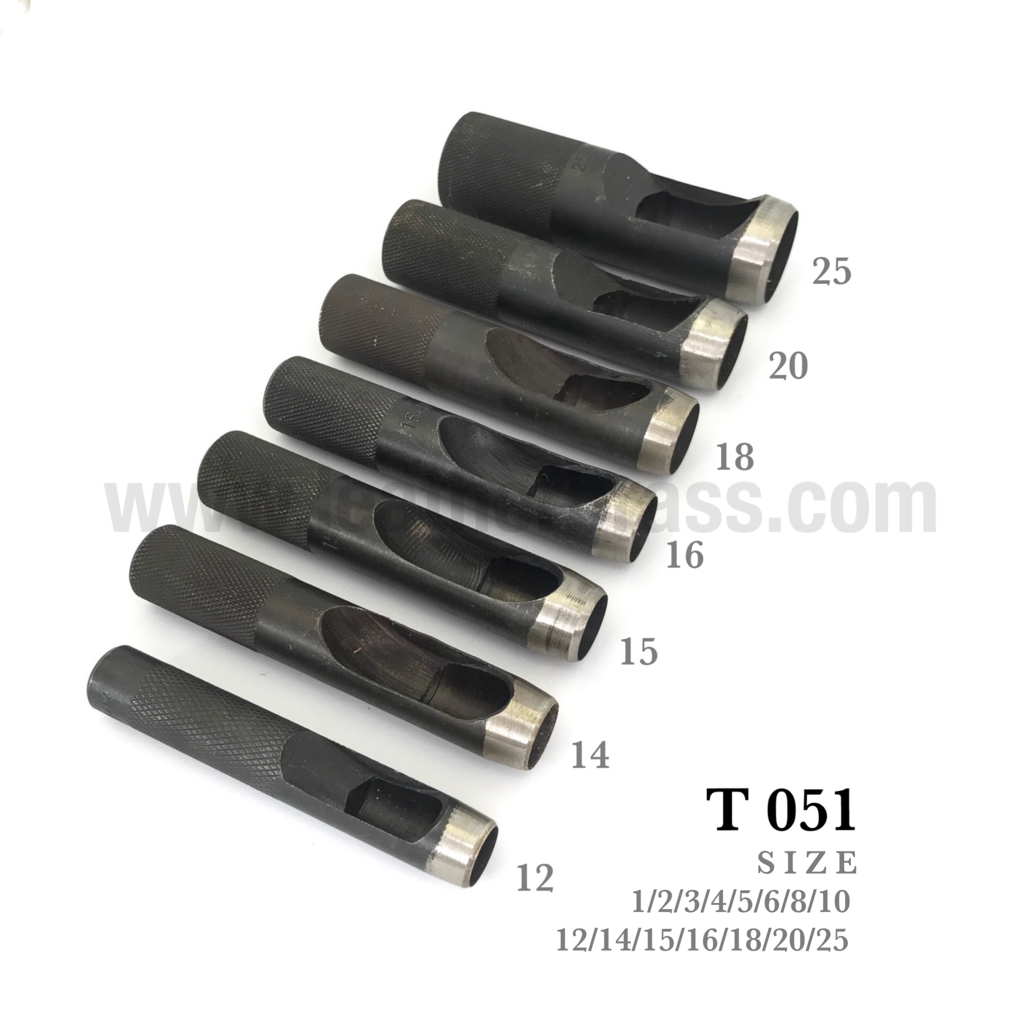 T051 เจาะรูกลม ขนาด 12 มิล - 25 มิล แท่งตอก ตู๊ดตู่เจาะรูกลม **ราคาต่อแท่ง** ราคาแต่ละขนาดไม่เท่ากัน