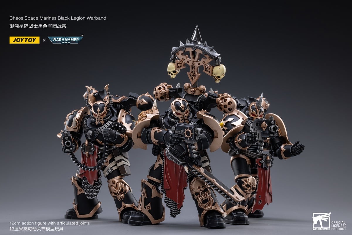 [สั่งจอง]JOYTOY 1/18 : Warhammer Chaos Space Marines Black Legion