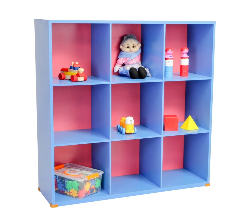 ชั้นวางสิ่งของไม้ 9 ช่อง , เฟอร์นิเจอร์ไม้ , ตู้ไม้ ชั้นไม้ , เฟอร์นิเจอร์เด็ก ,ชั้นวางหนังสือ , ชั้นไม้