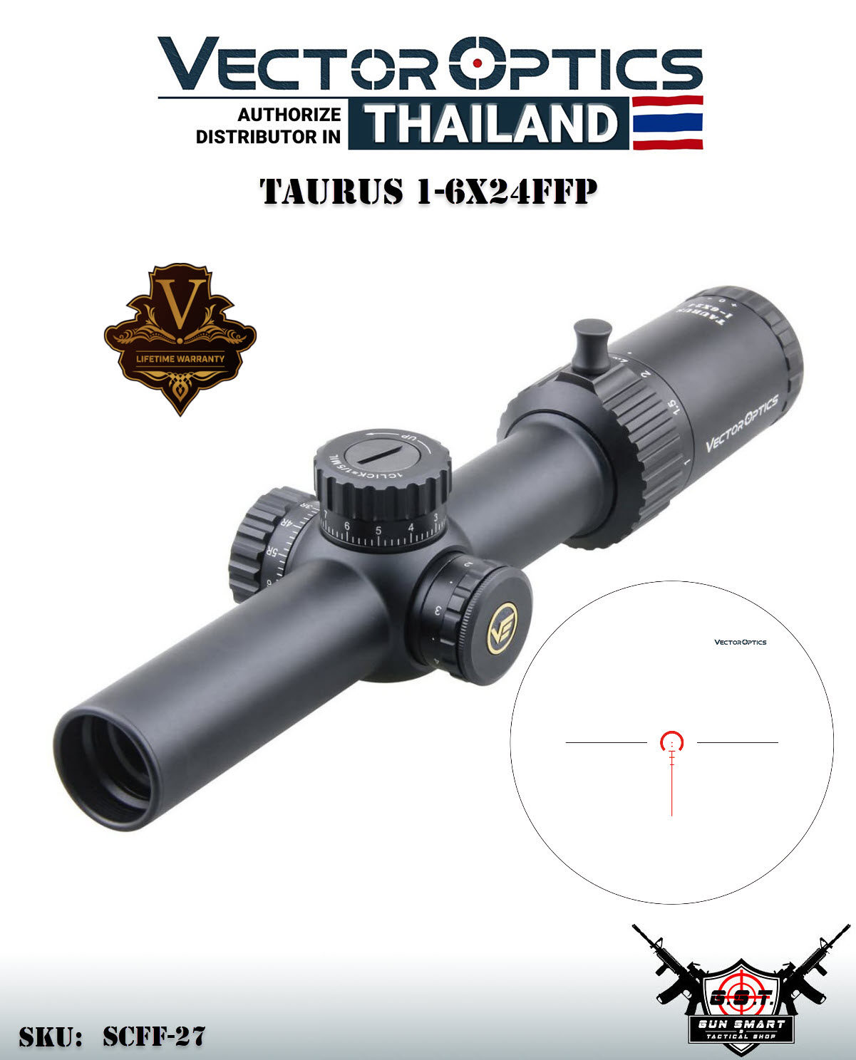 TAURUS 1-6X24FFP
