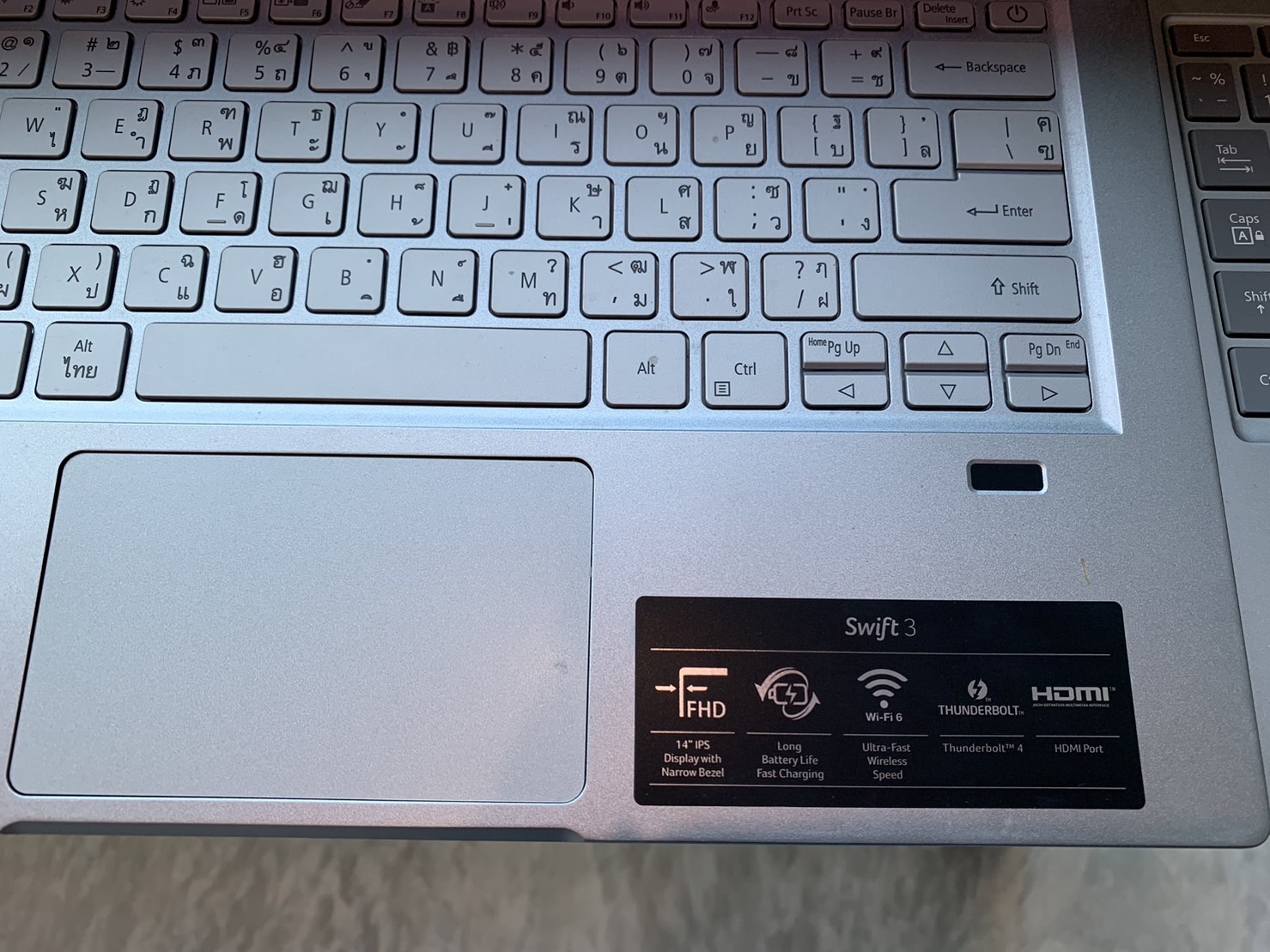 NOTEBOOK (โน้ตบุ๊ค) Acer Swift 3 SF314-55NA - 14 inch (Model NO :N20C12) ประกันศูนย์ 10/2023