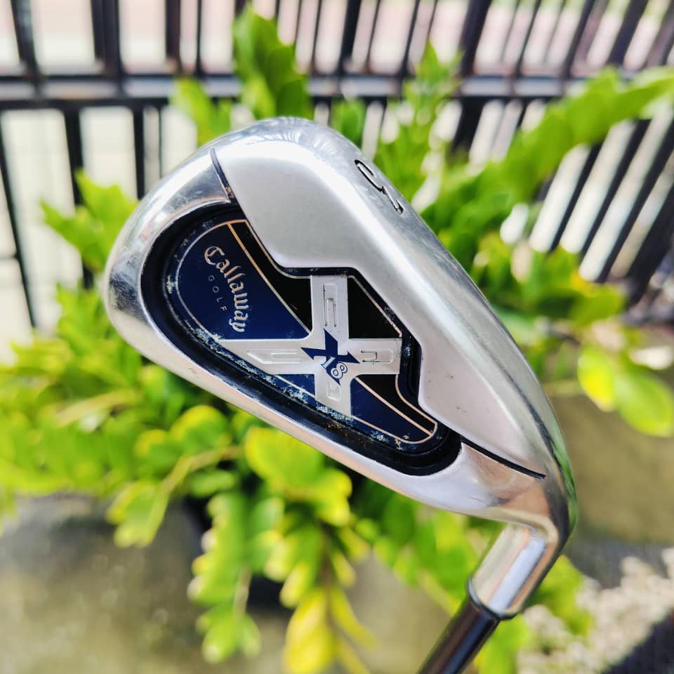 เหล็ก 3 Callaway X18 ก้าน SYSTEM FLEX R Cavity ลึก ตีง่ายมาก ขนาดใบกำลังดี ไม่ใหญ่เทอะทะ น่าตีมากค่ะ ไม้กอล์ฟพรีเมี่ยมมือสองญี่ปุ่น ของแท้ By NakaraLuxurious