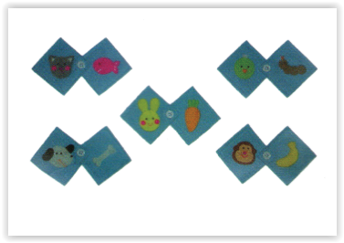 ชุดติดกระดุมจับคู่สัตว์กับอาหาร ของเล่นเสริมพัฒนาการ ,ของเล่นเสริมทักษะ,ของเล่นเด็ก, สื่อการสอนอนุบาล