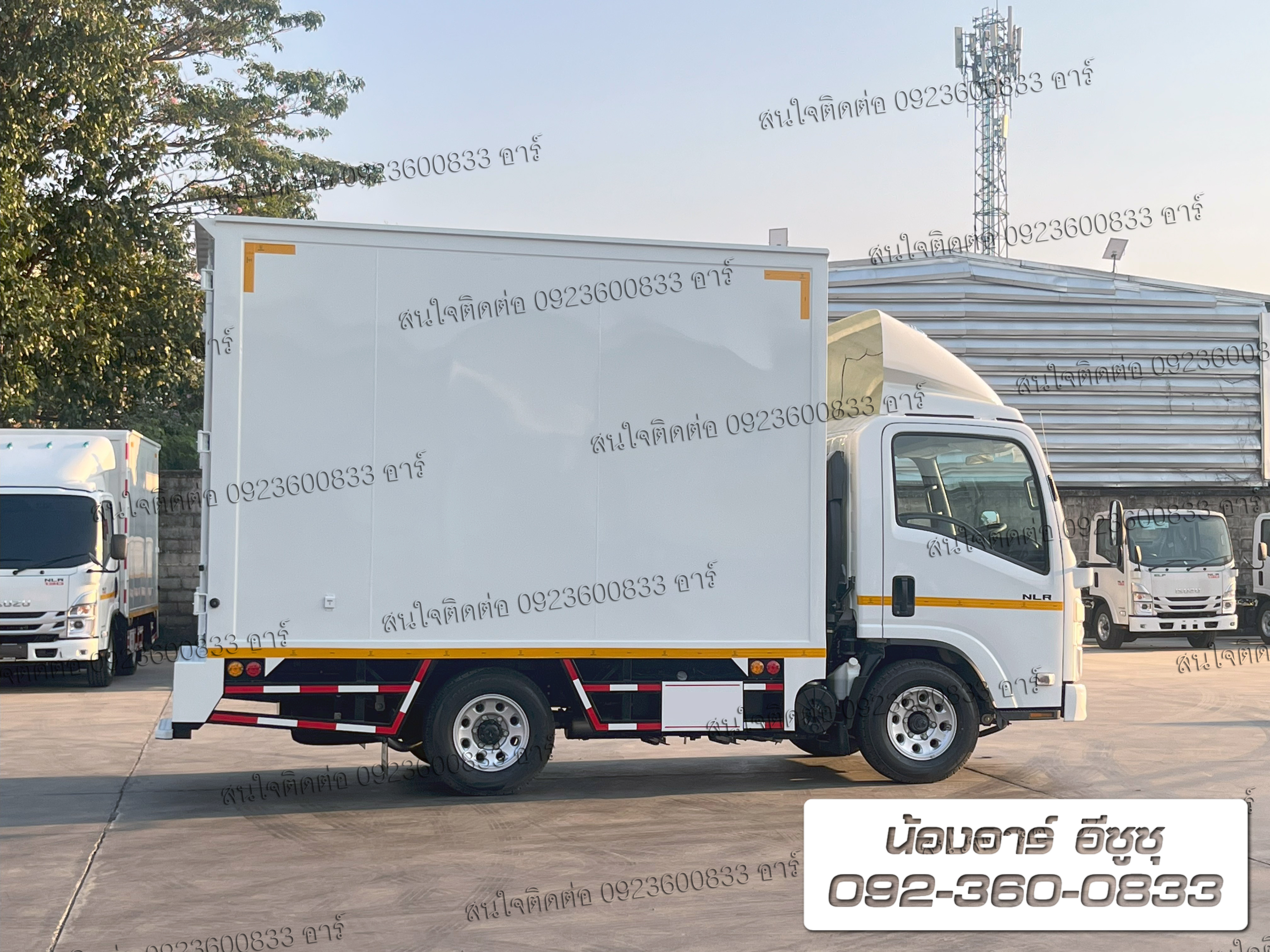 4 ล้อ ISUZU NLR Euro5 Max ตู้ 3 บาน