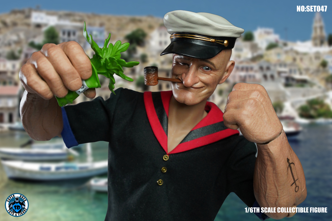 [สั่งจอง]ป๊อปอาย เดอะ เซเลอร์แมน ปู๊น ปู๊น!!! Super duck SET047 1/6 THE SAILOR MAN