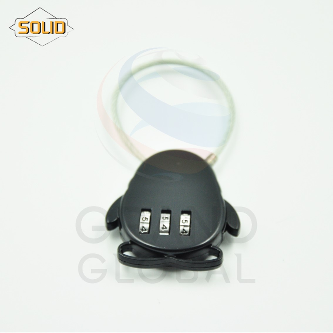 SOLID กุญแจ 3 รหัส ล็อค กระเป๋าเดินทาง แฟนซี รูปเพนกวิน