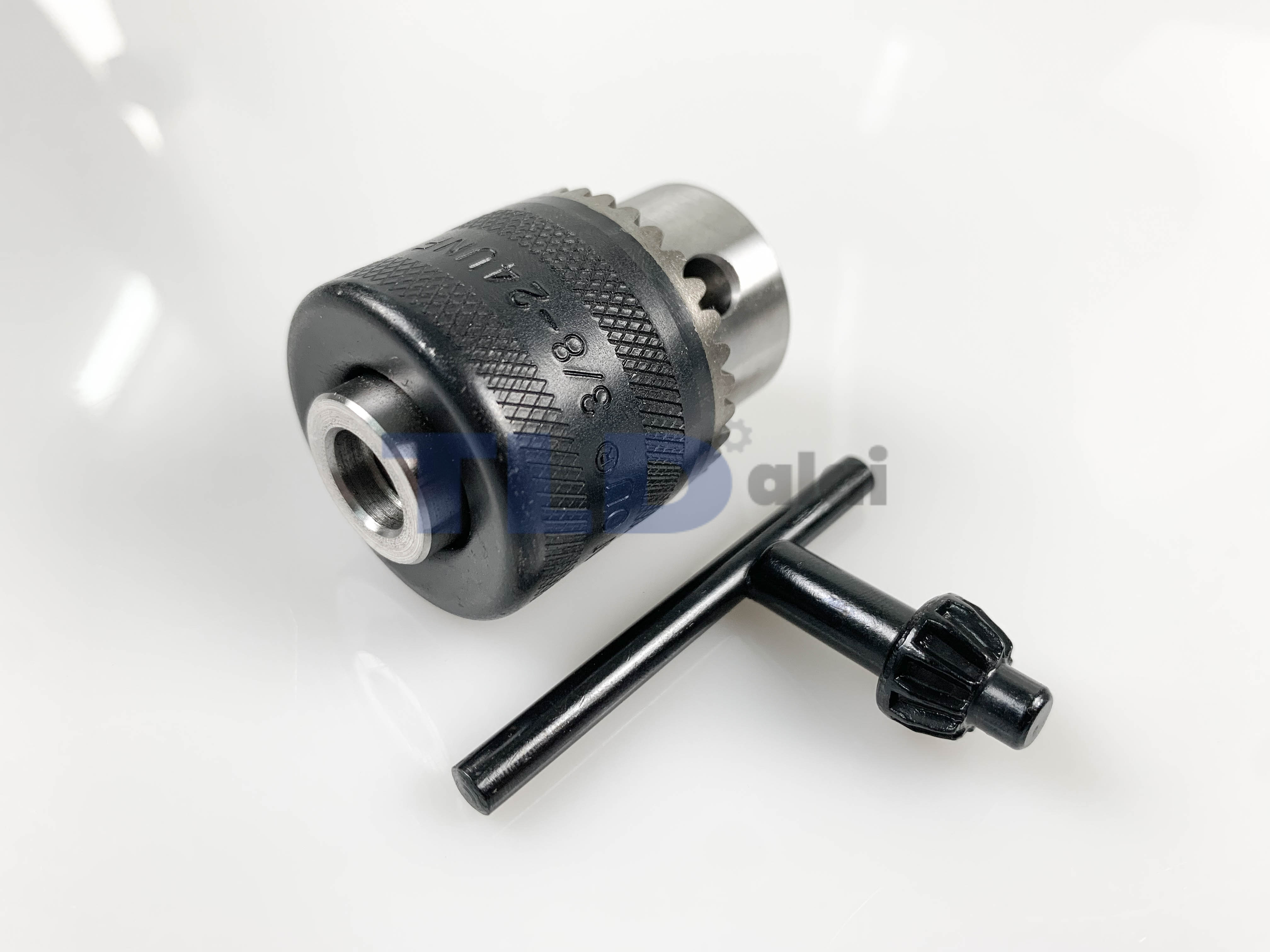 หัวจับดอกสว่าน (S) ทั่วไป จับดอกขนาด 1.5-10mm. รูเกลียว 3/8-24UNF (3/8" หรือ 3หุน) ชนิดขั้วเกลียว (ขนาดรูเกลียว 8.7mm.) อะไหล่สว่าน