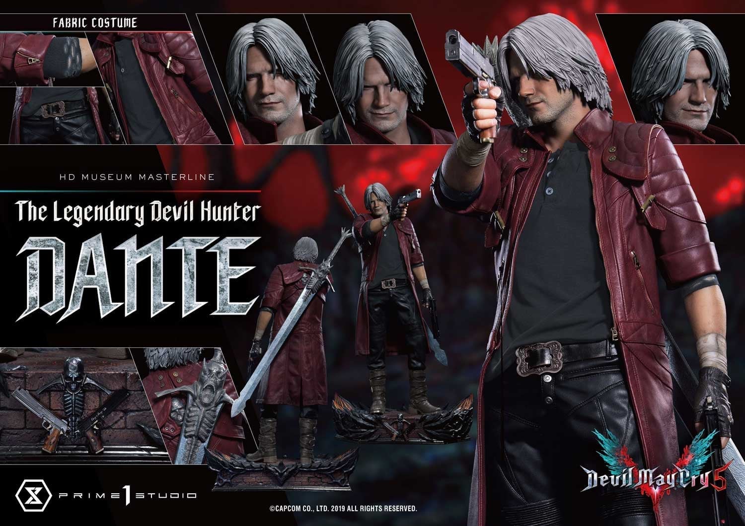 [สั่งจอง]Prime 1 Studio HDMMDMCV-01 1/2 : Dante (Devil May Cry V)