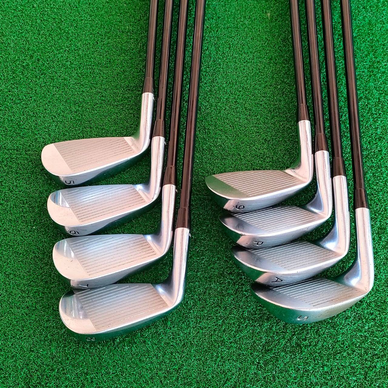 ชุดเหล็ก YAMAHA INPRES D มีเหล็ก 5-9 เเละ PW AW SW ก้าน YAMAHA INPRES D FLEX R สวยเรียบร้อย เดิมๆ ก้านเดิมๆ เหล็กสุดยอดคุณภาพจากญี่ปุ่น ที่ค้มราคามากๆ ของดีครับ