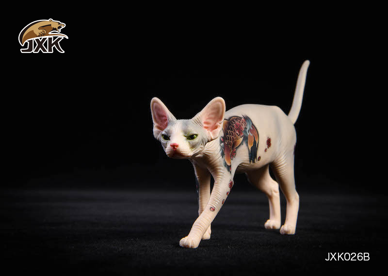 [สั่งจอง]JxK.Studio Jxk026A/b 1/6 Scale Sphynx cat tattoo