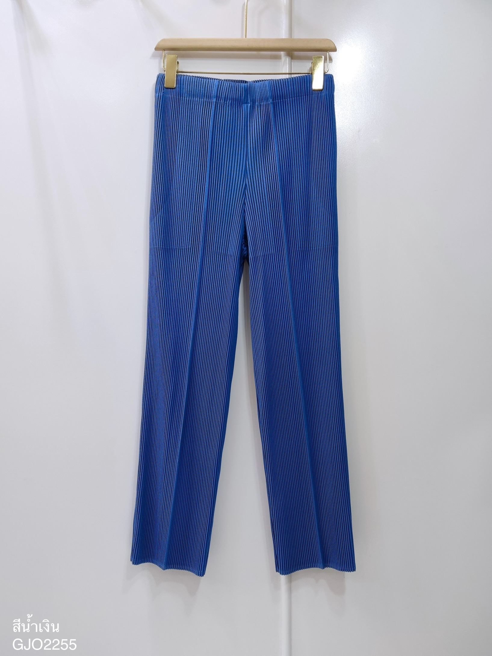 ยาว 36นิ้ว 2MUAY รุ่น GJO2255 กางเกงผู้หญิง กางเกงพลีทคุณภาพ 13สี FREE SIZE THICK STRAIGHT PLEATED PANTS