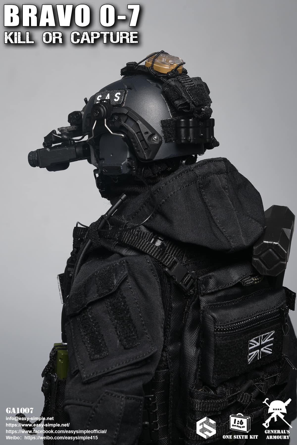 [สั่งจอง]General's Armoury GA1007 1/6 : Bravo 0-7 Kill Or Capture
