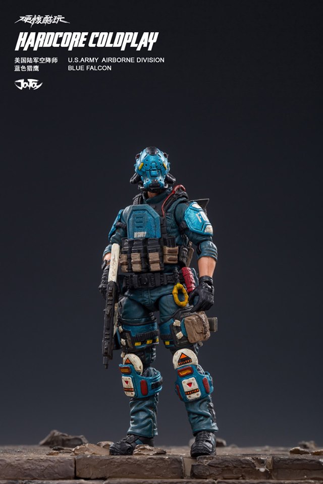 [สั่งจอง]JOYTOY 1/18 JTHC003 U.S.army paratrooper blue falcon